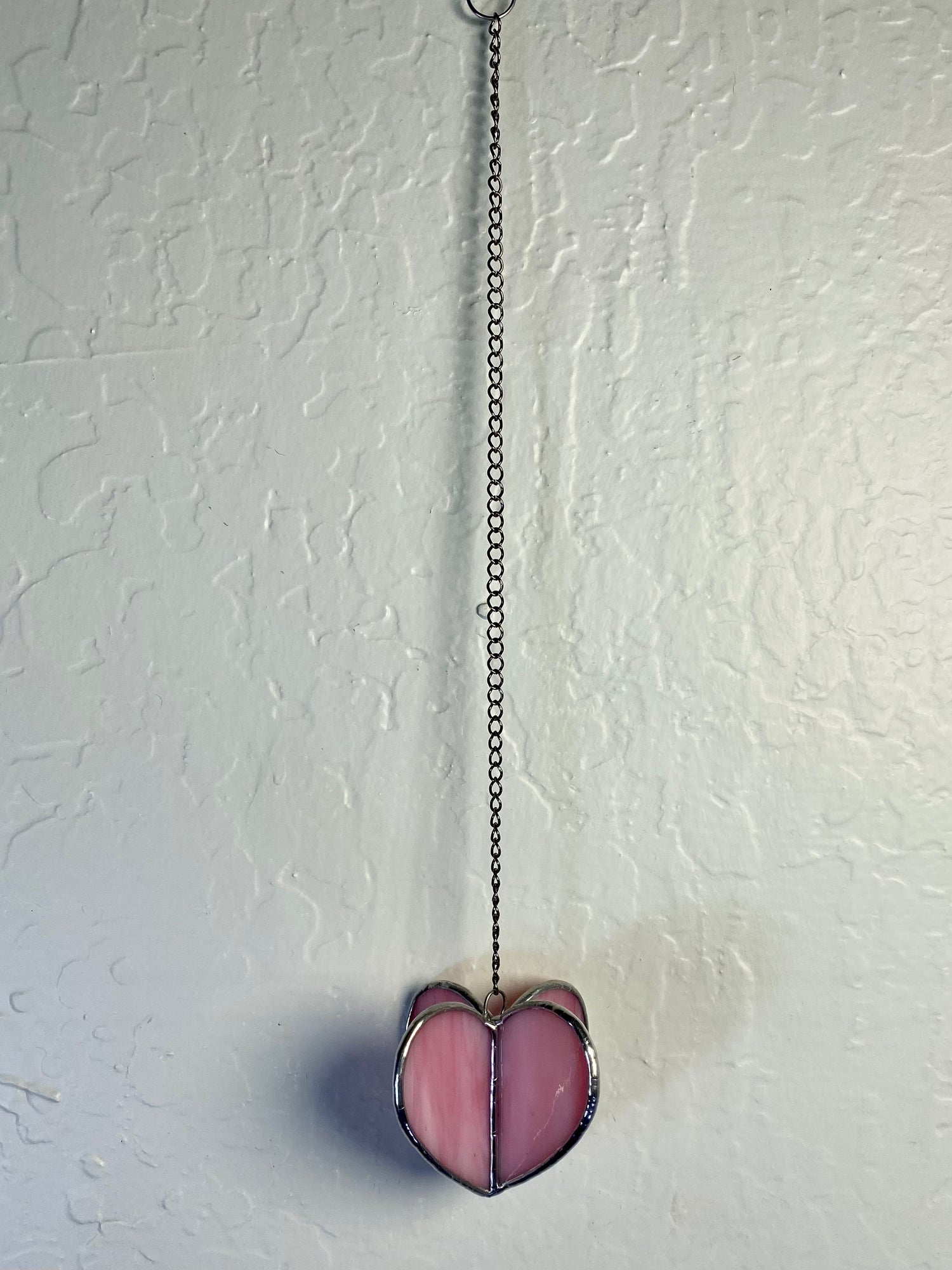 Heart Hanger - Flamingo Pink